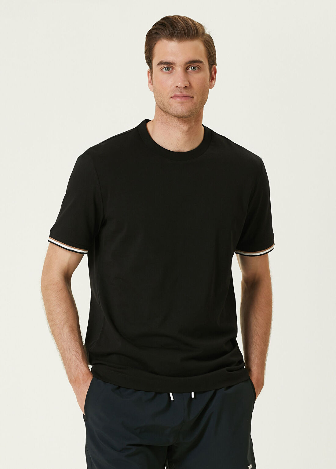 Boss Regular Fit Siyah T-shirt