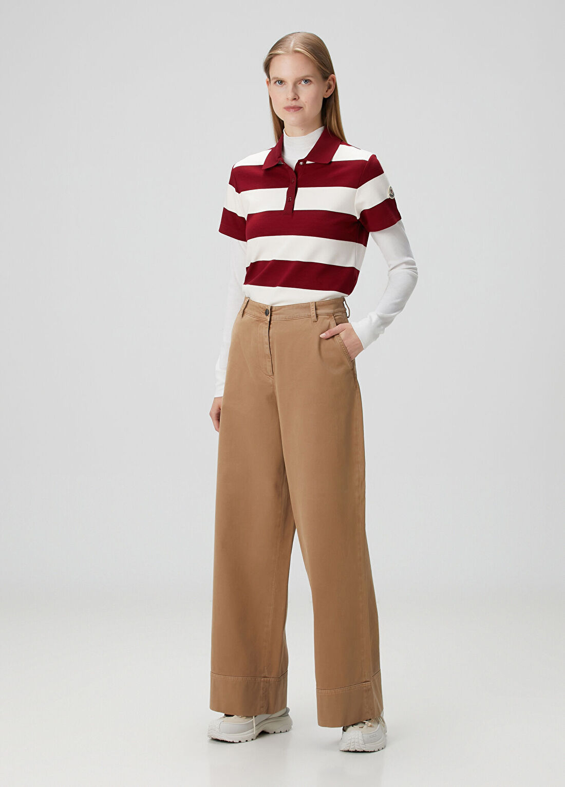 Moncler Taba Wide Leg Pantolon