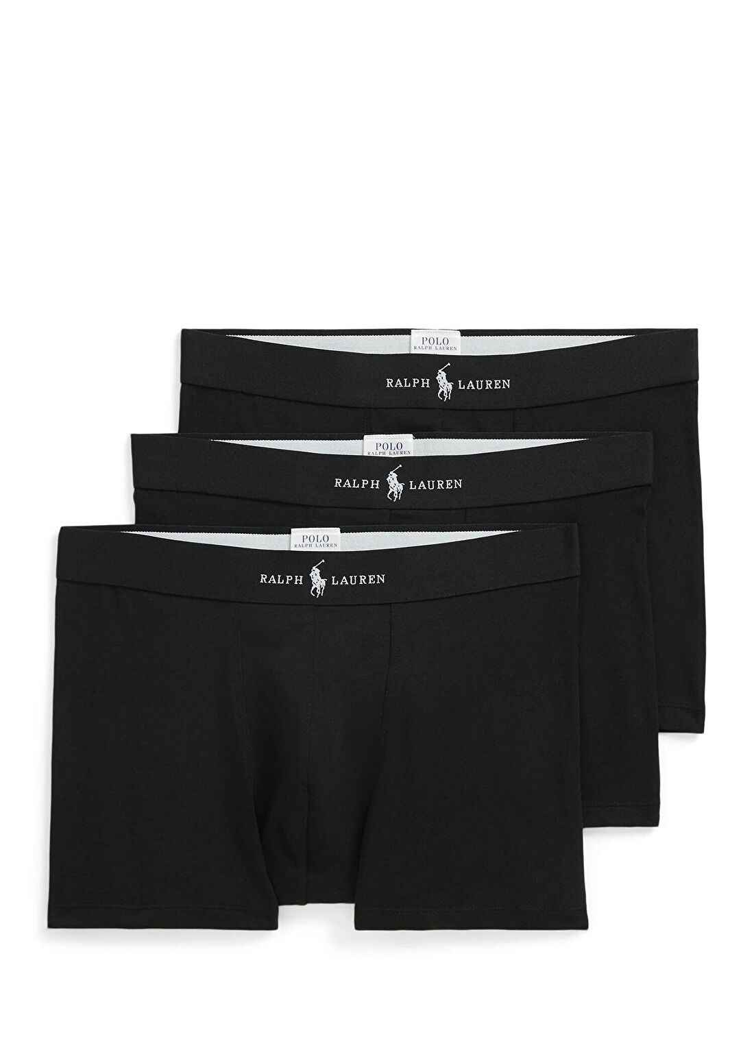 Polo Ralph Lauren Siyah 3lü Boxer Seti
