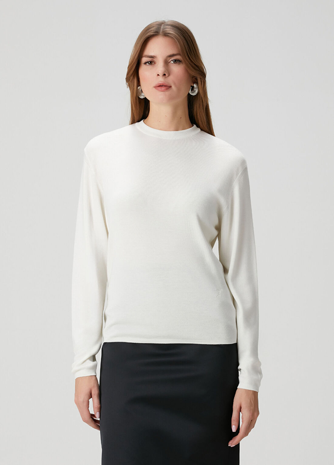 Jacquemus Romarin Beyaz Yün Triko