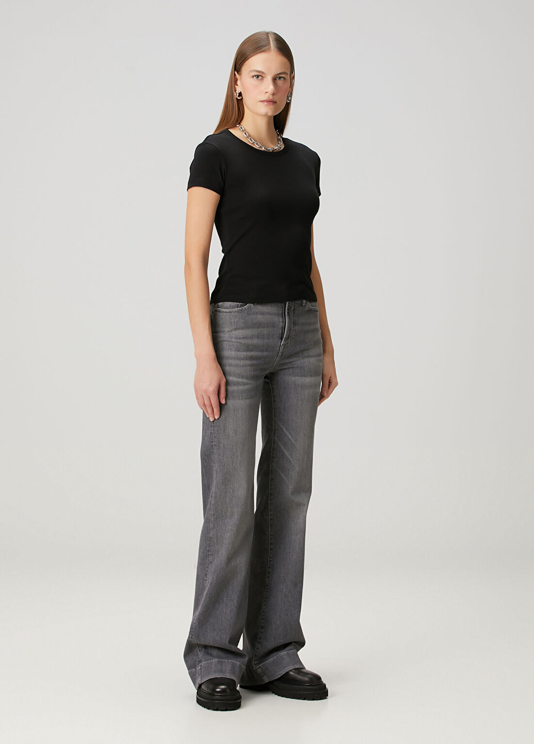 AllSaints Siyah T-shirt görsel 2
