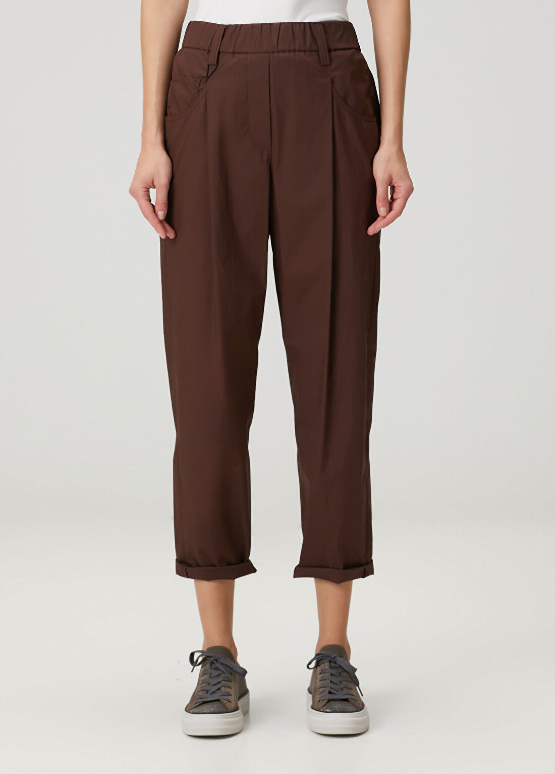 Brunello Cucinelli Kahverengi Pantolon görsel 2
