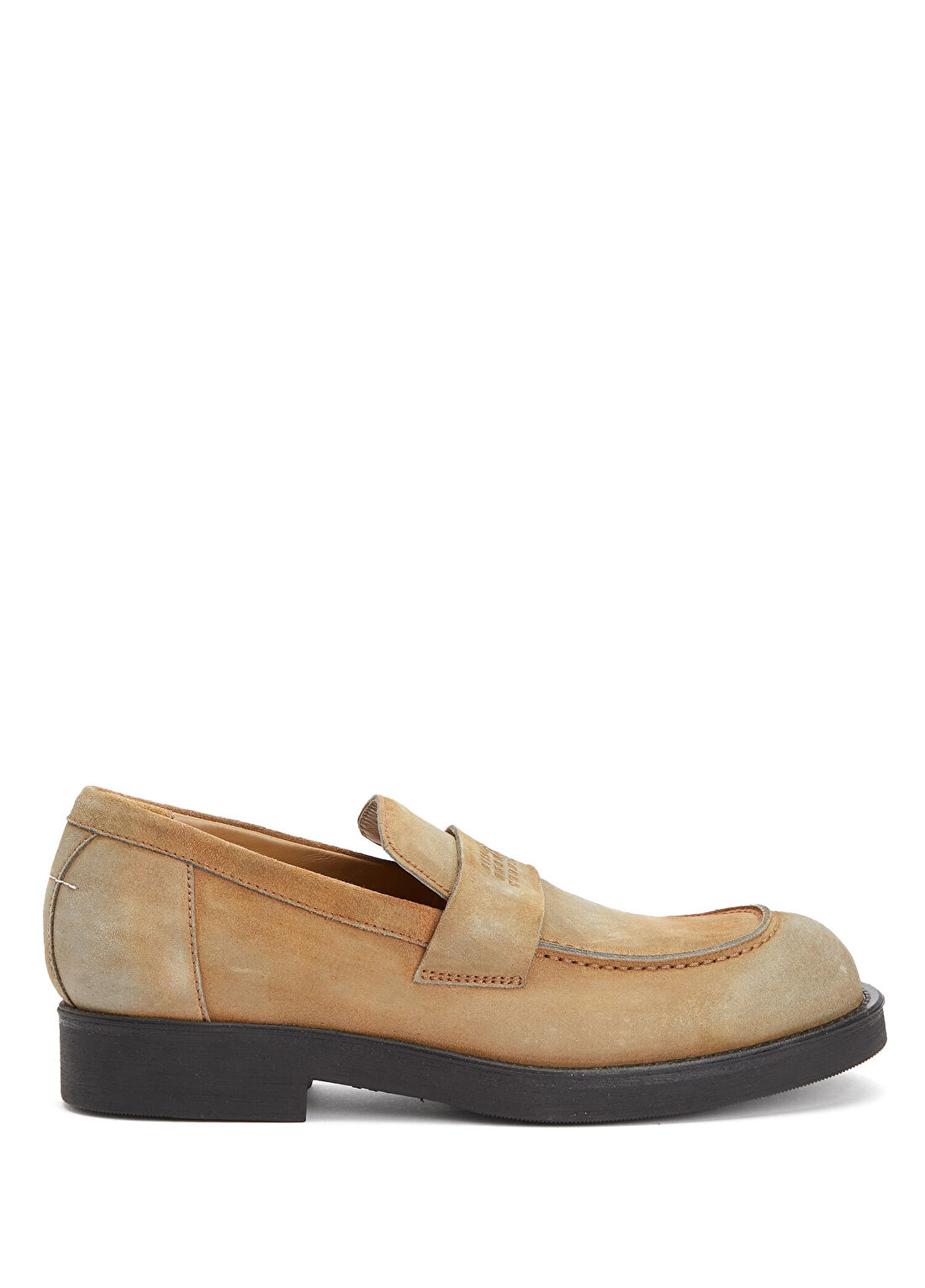 MM6 Maison Margiela Koyu Bej Erkek Süet Loafer