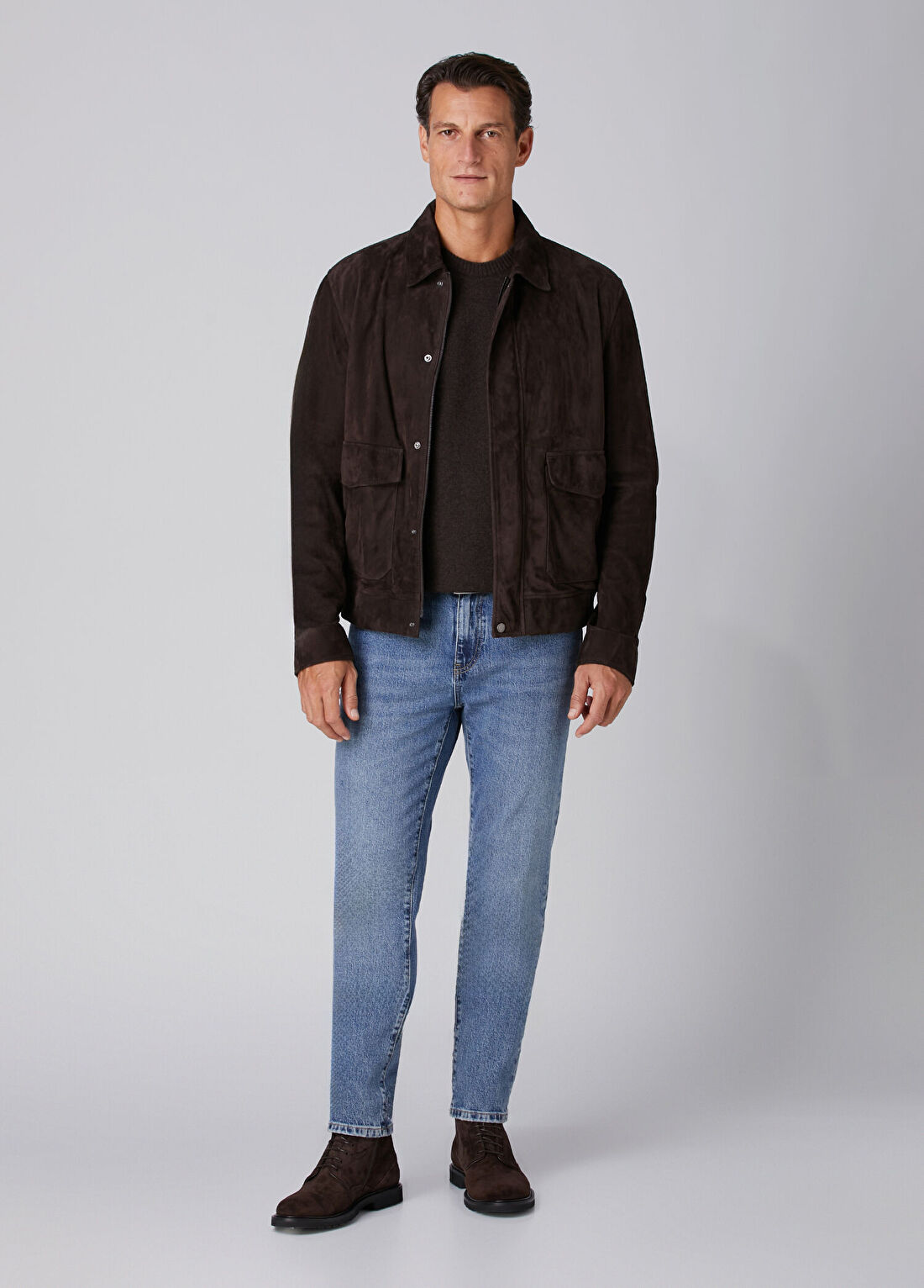 Beymen Collection Koyu Kahverengi Kaşmir Triko görsel 3