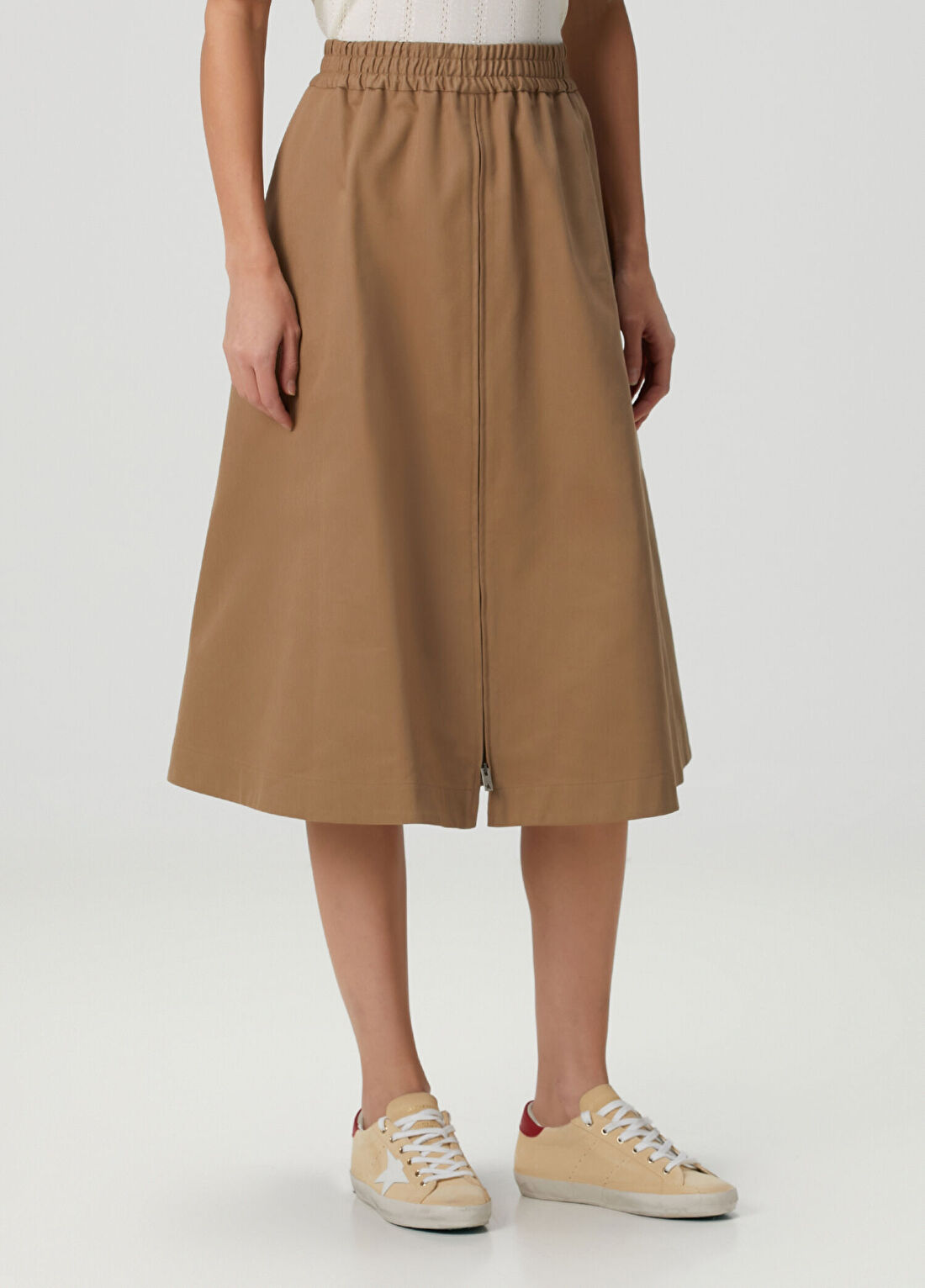 Golden Goose Camel Midi Etek görsel 3