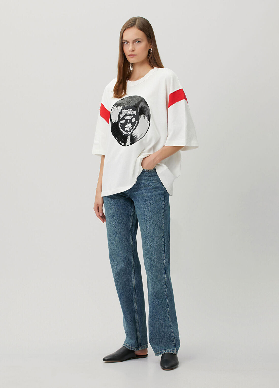 Kenzo Sounds Kırık Beyaz T-shirt görsel 2