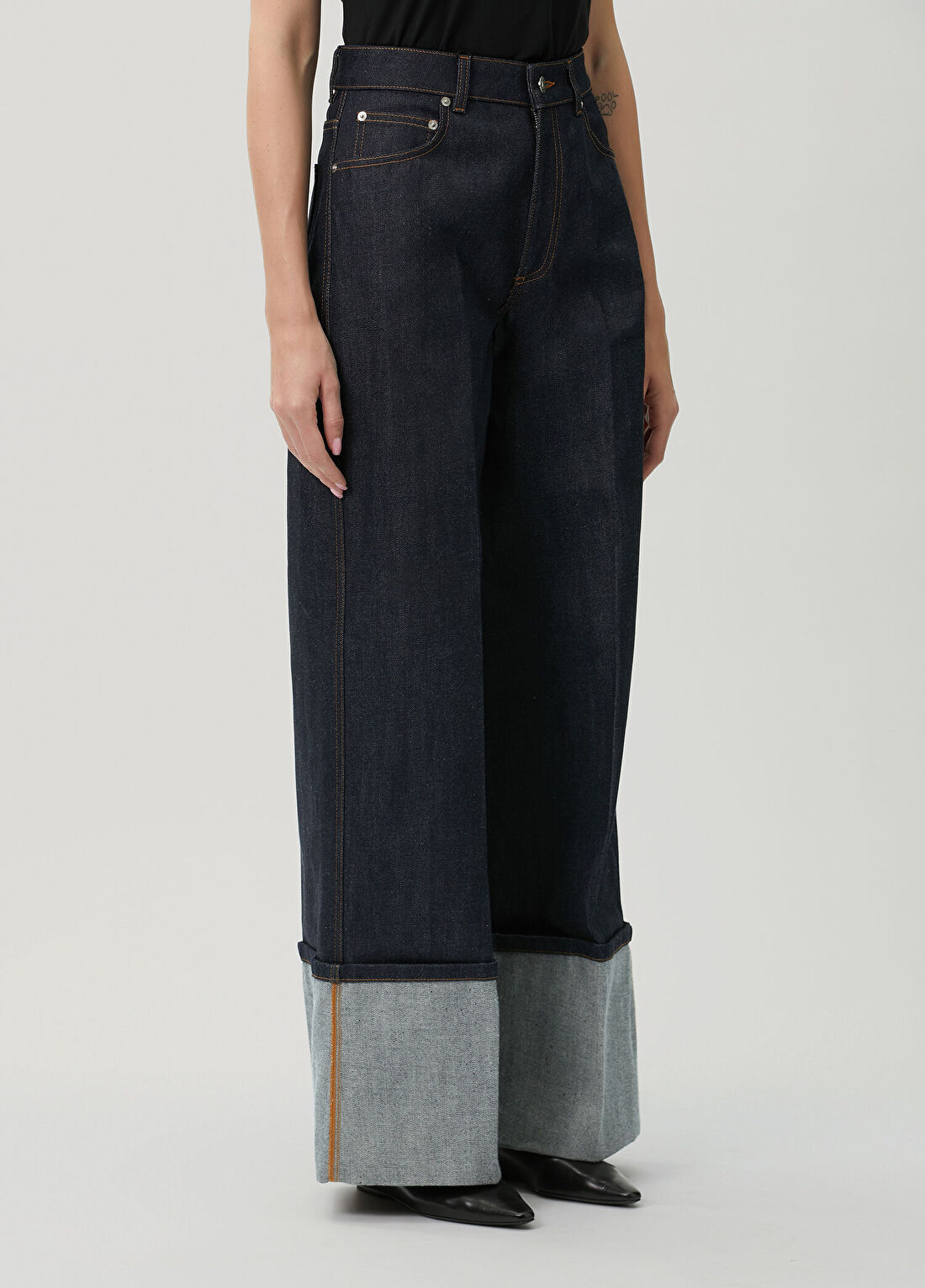 Givenchy Koyu Mavi Jean Pantolon görsel 2