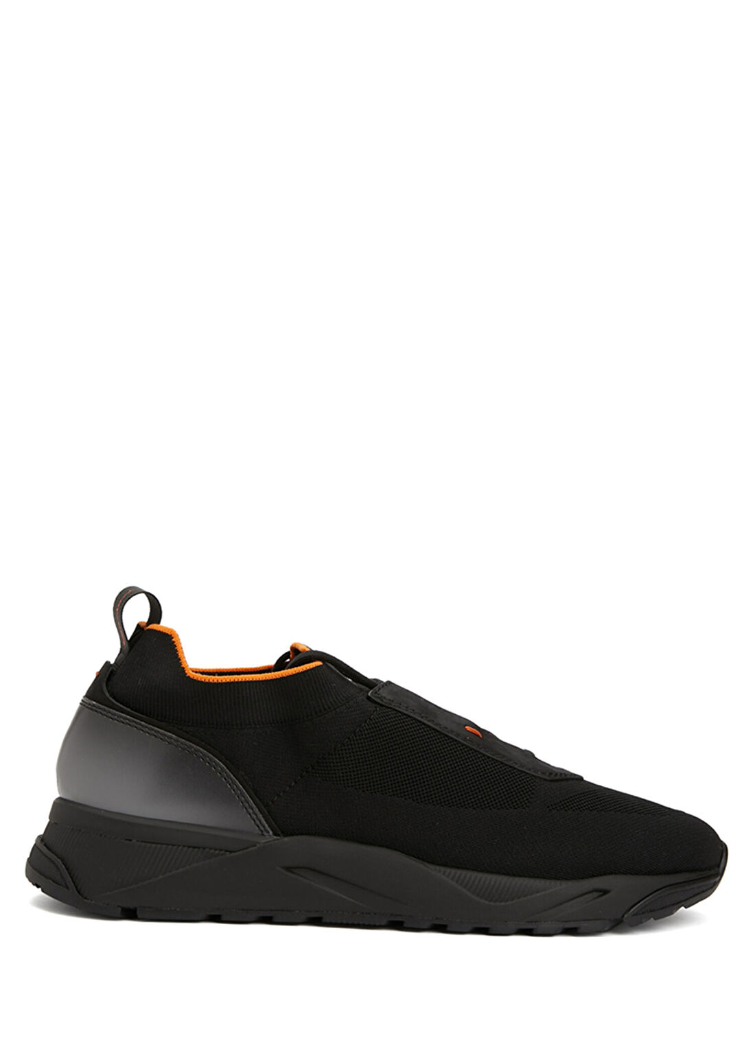 Santoni Sport Siyah Erkek Sneaker