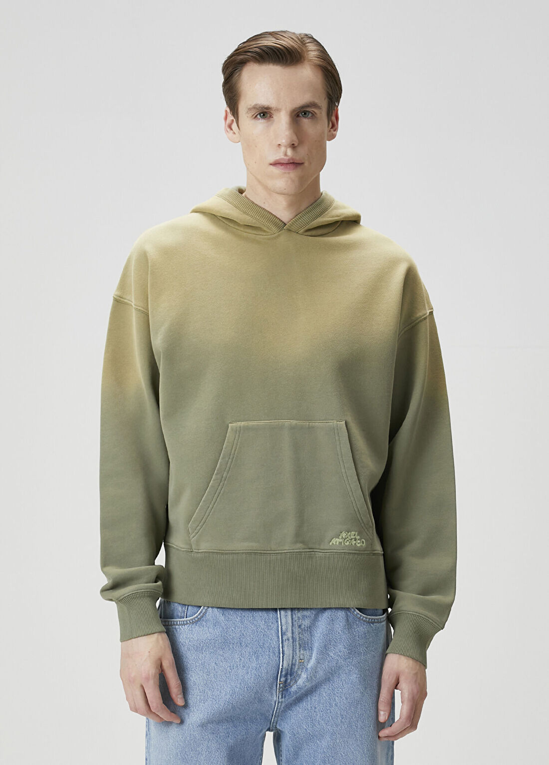 Axel Arigato Açık Haki Kapüşonlu Sweatshirt