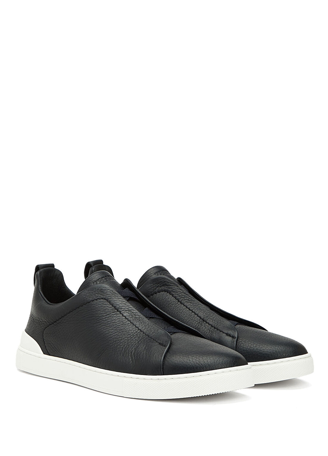 Zegna Lacivert Erkek Deri Sneaker görsel 2