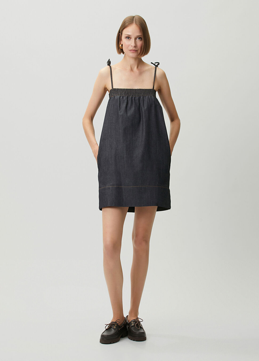 A.P.C. Lacivert Mini Elbise