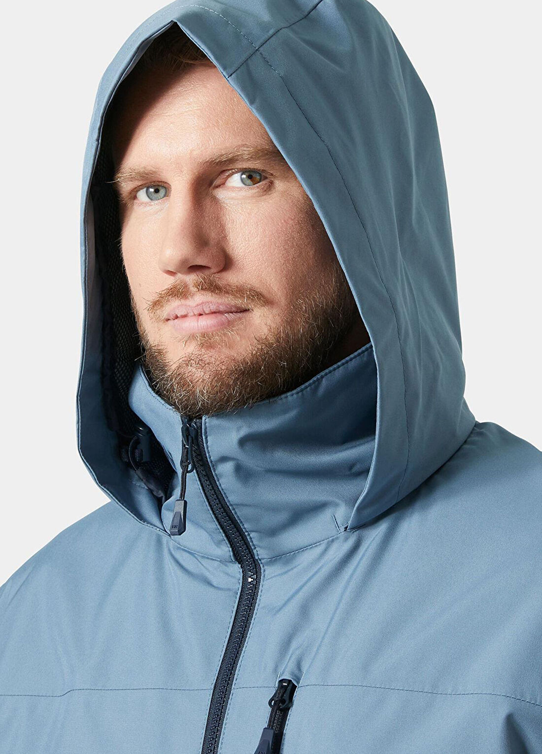 Helly Hansen Crew Hooded Midlayer Washed Navy Polarlı Erkek Mont 2 görsel 3