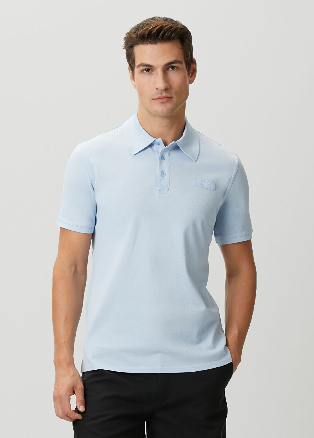 Givenchy Regular Fit Mavi Polo Yaka T-shirt