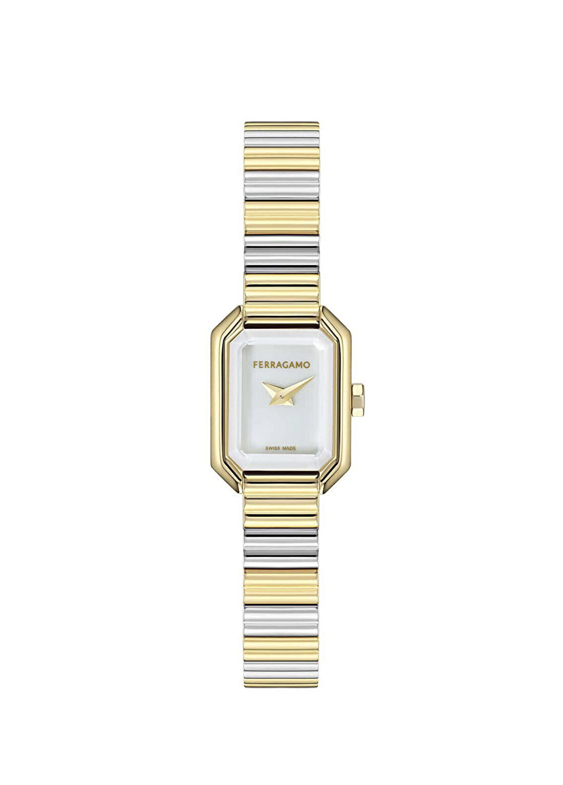 Ferragamo SFTI01226 Altın Rengi Metalik Gri Çelik Kadın Kol Saati