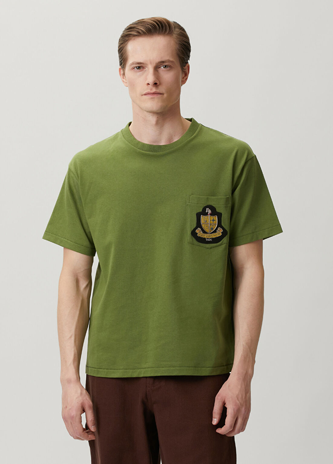 Bode Yeşil Patch Detaylı T-shirt