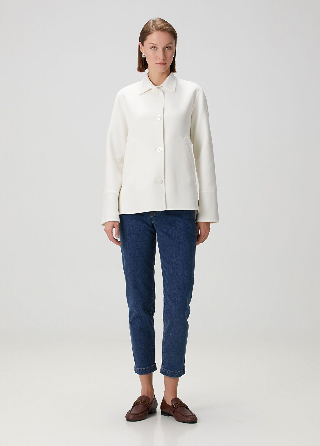 Kiton Lacivert Skinny Jean Pantolon