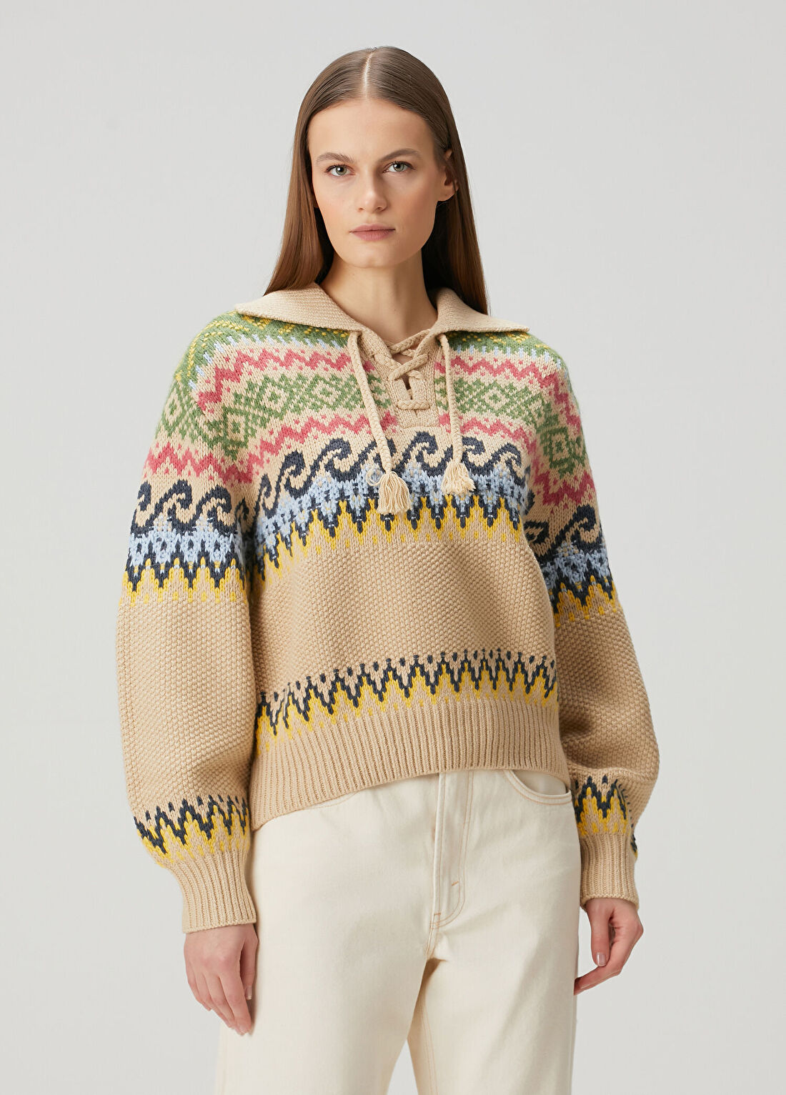Polo Ralph Lauren Ten Jakarlı Kazak görsel 3