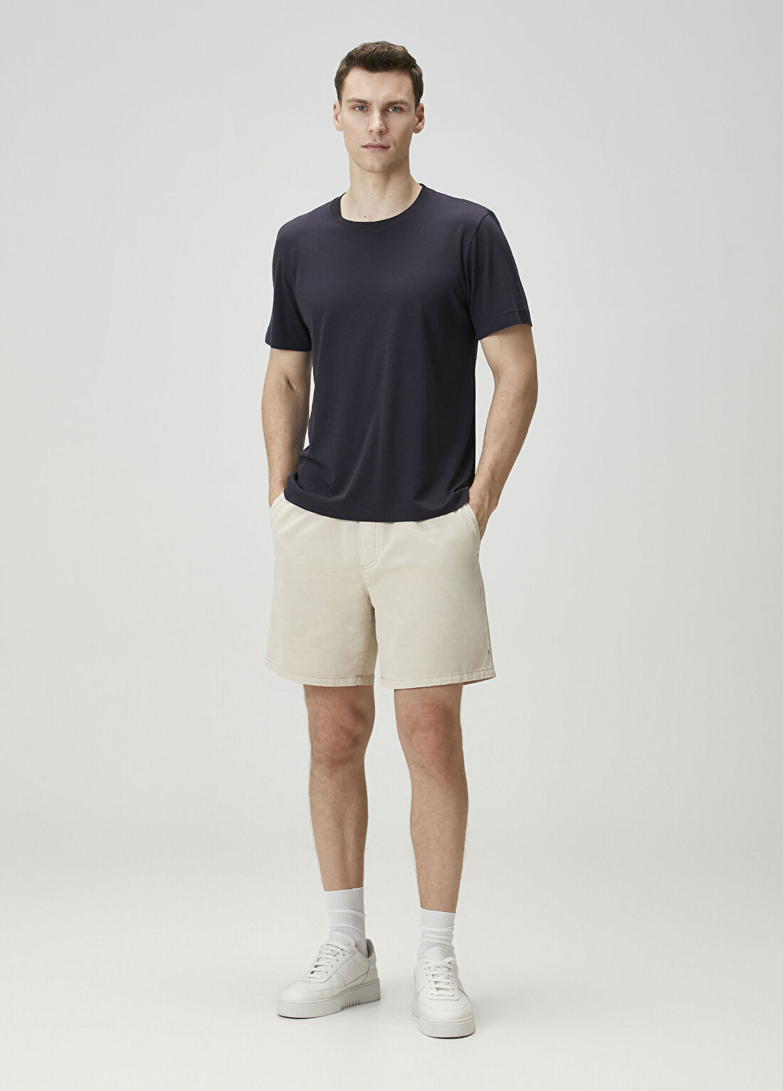 Cdlp Regular Fit Lacivert Basic T-shirt