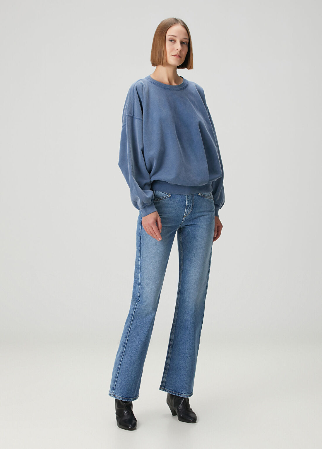 Marant Etoile Sauria Mavi Sweatshirt görsel 2