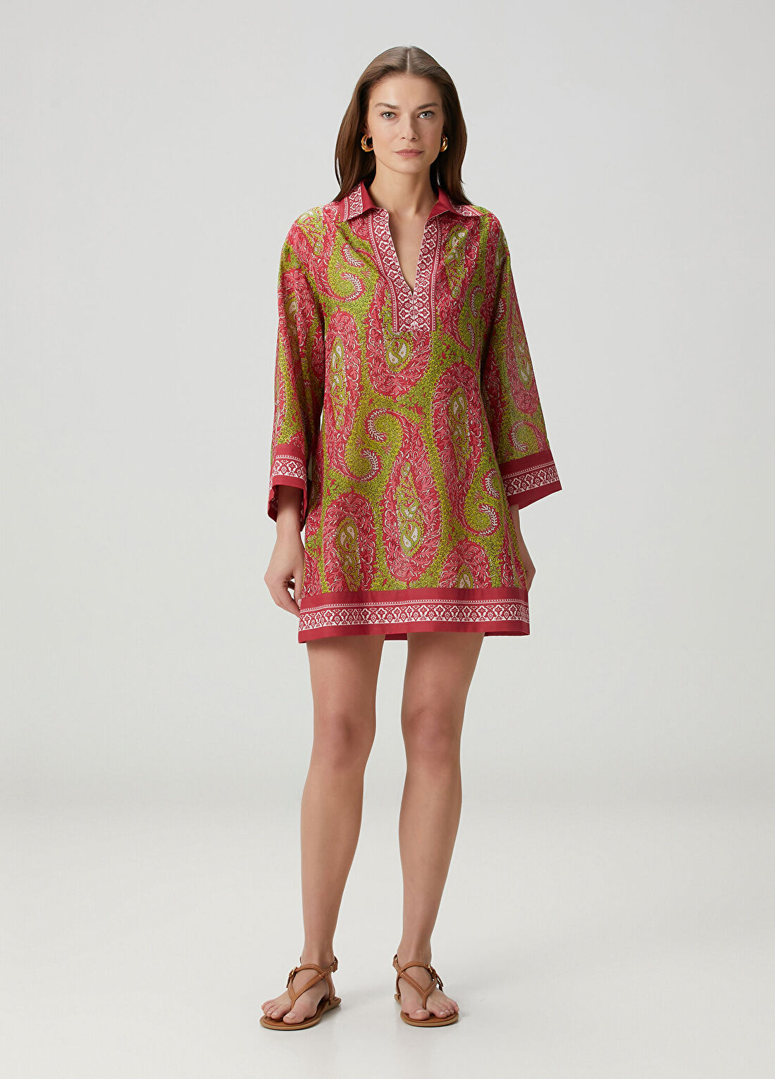 Etro Çok Renkli Desenli Kaftan