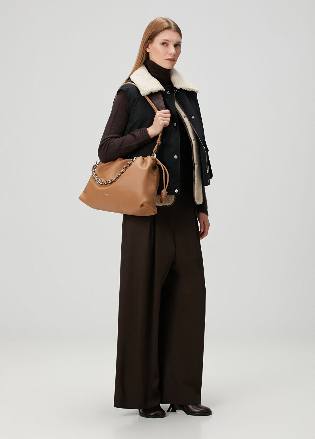 Loewe Flamenco Purse Large Kadın Deri Çanta görsel 2