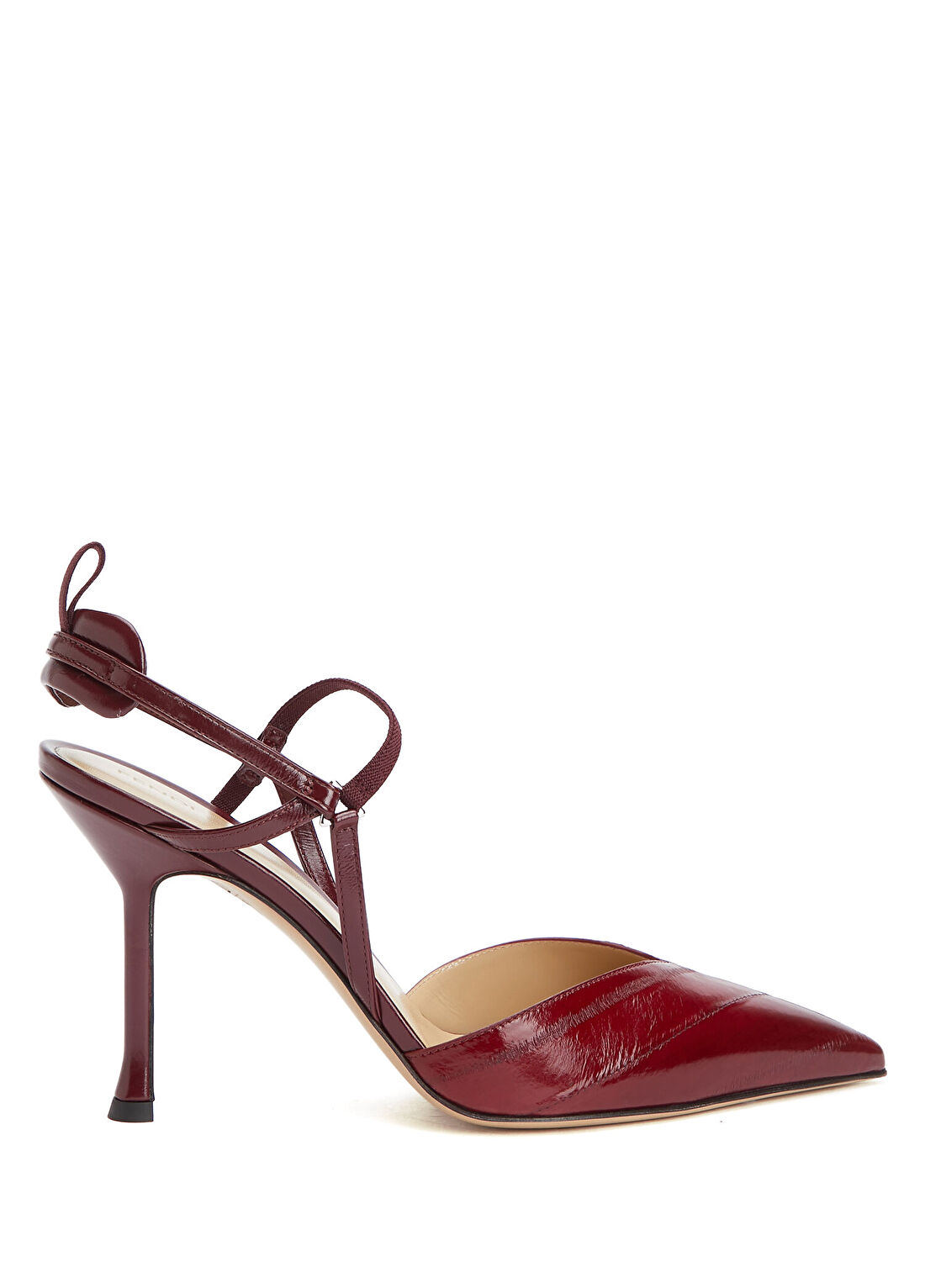 Fendi Very Colibrì Bordo Deri Topuklu Ayakkabı