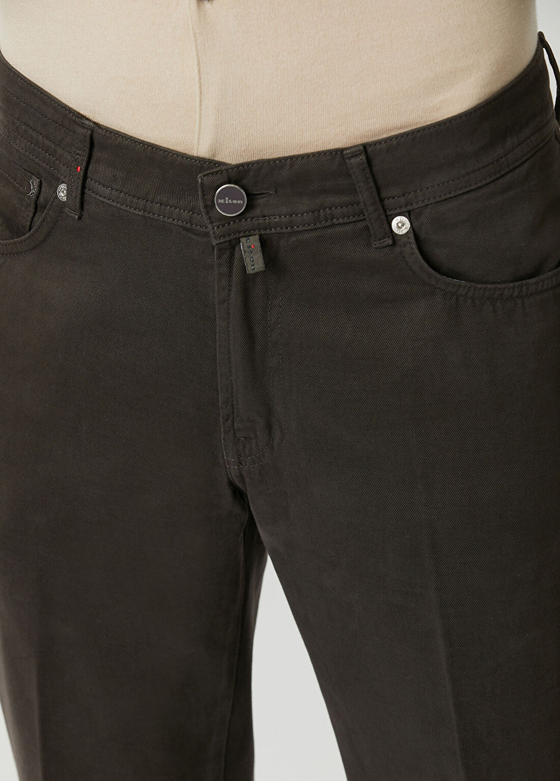 Kiton Koyu Gri Pantolon görsel 4
