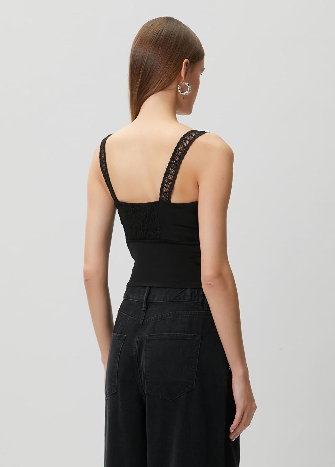 AllSaints Celena Siyah Atlet görsel 4