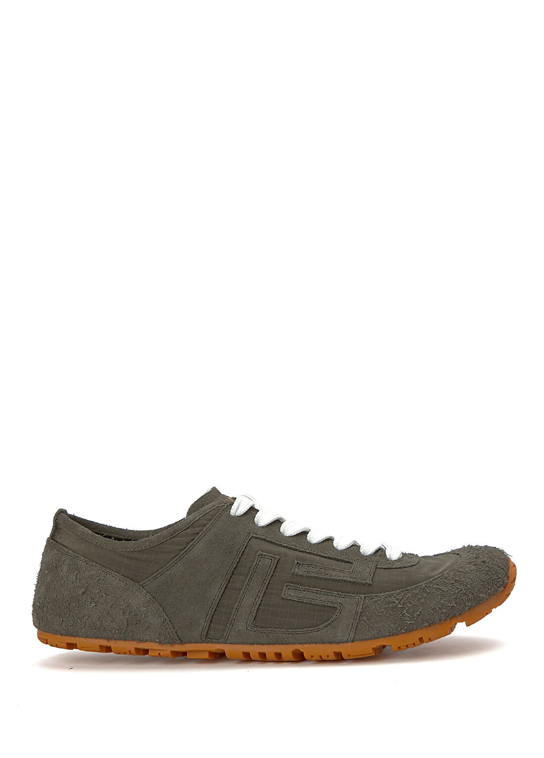 Balmain Racer Haki Erkek Süet Sneaker