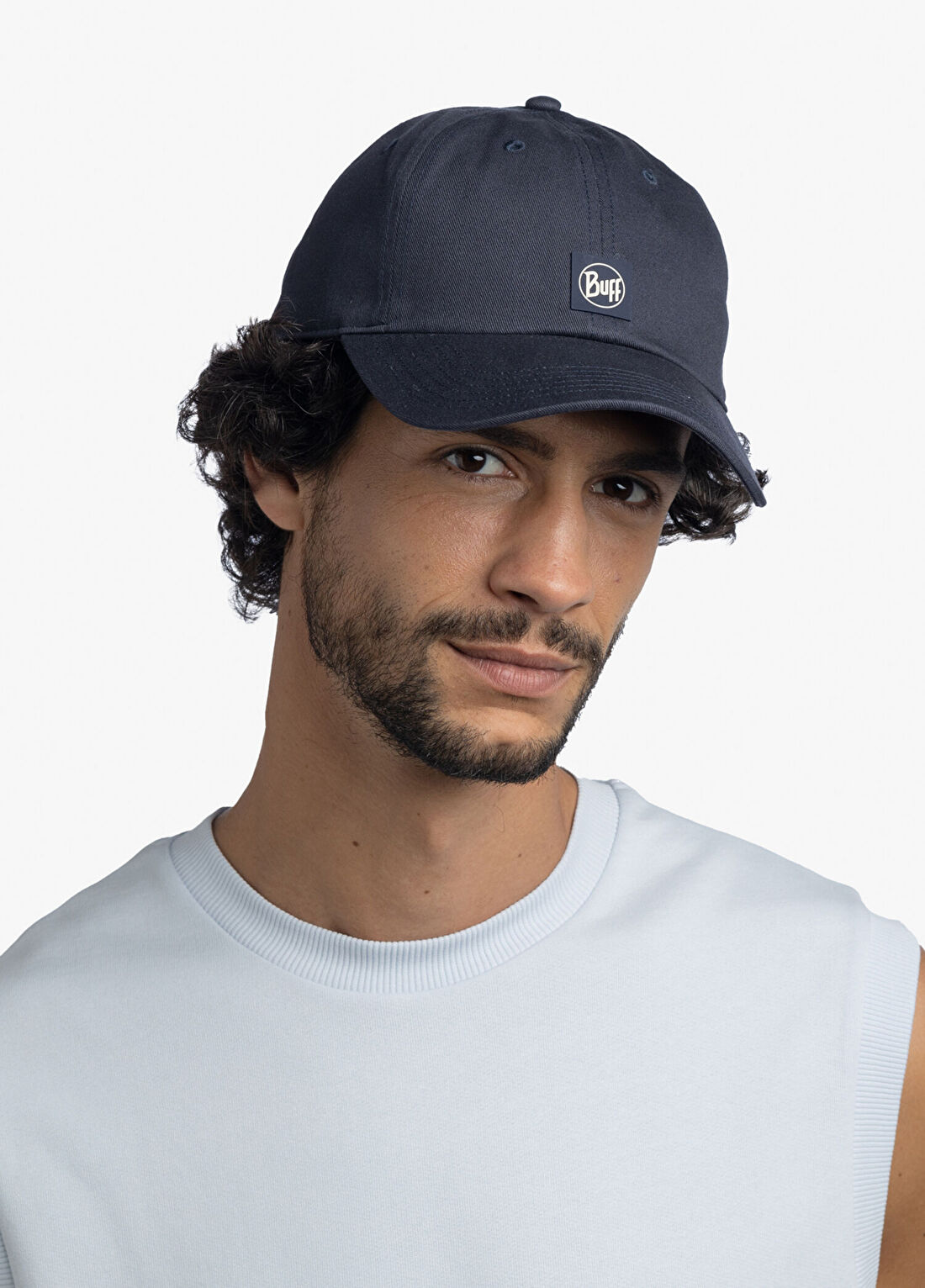 Buff Baseball Solid Zire Navy Unisex Şapka görsel 2