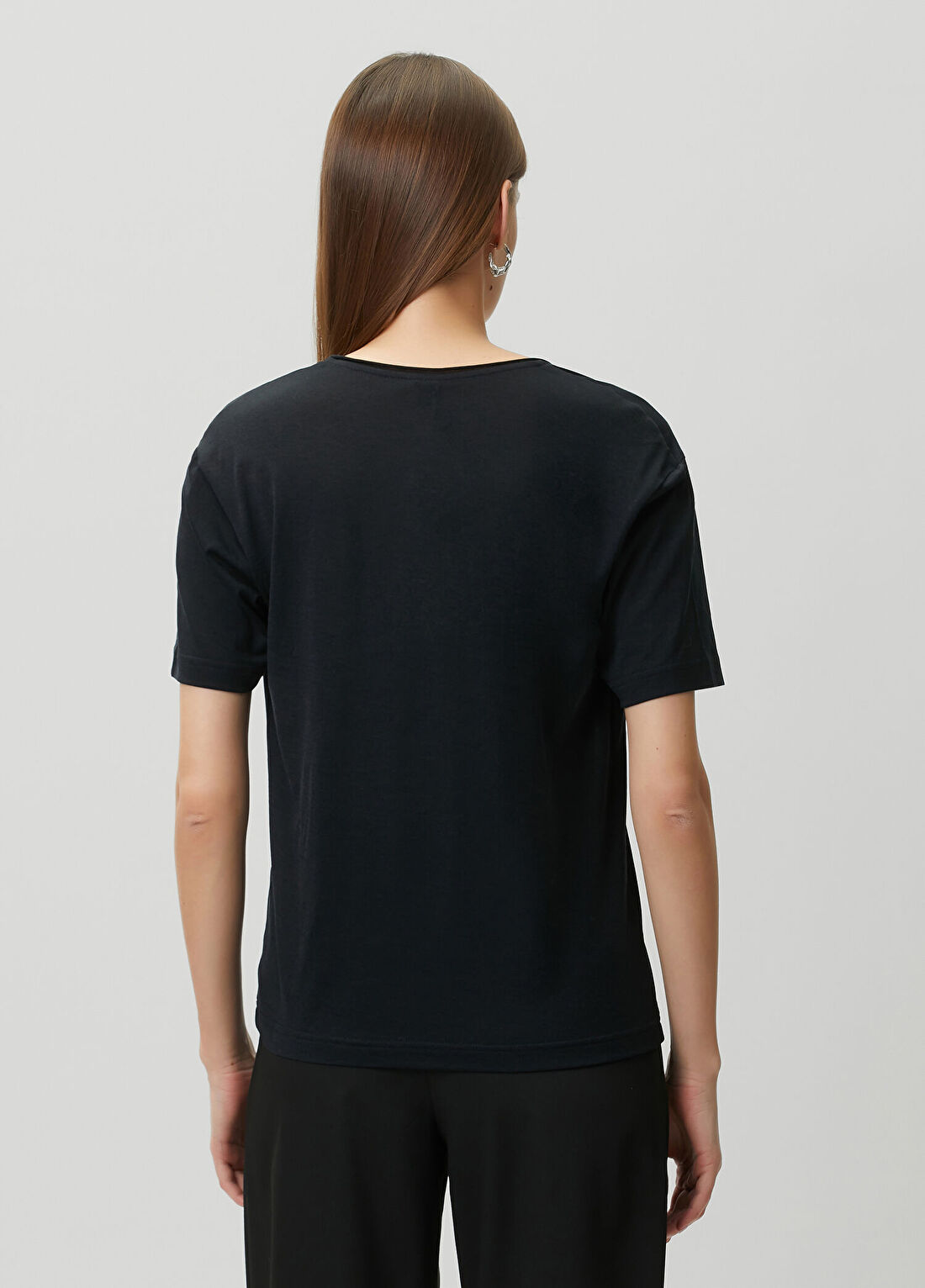 Toteme Siyah T-shirt görsel 4