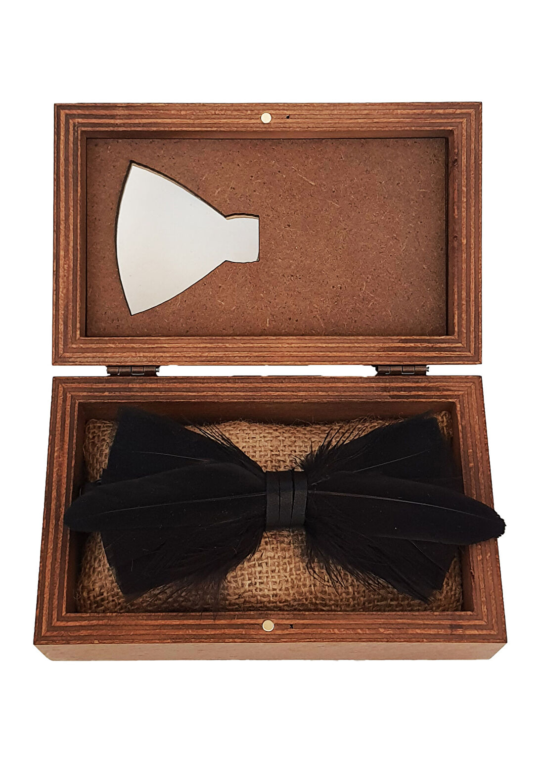 genius-bowtie Hawking Siyah Süet Papyon görsel 2