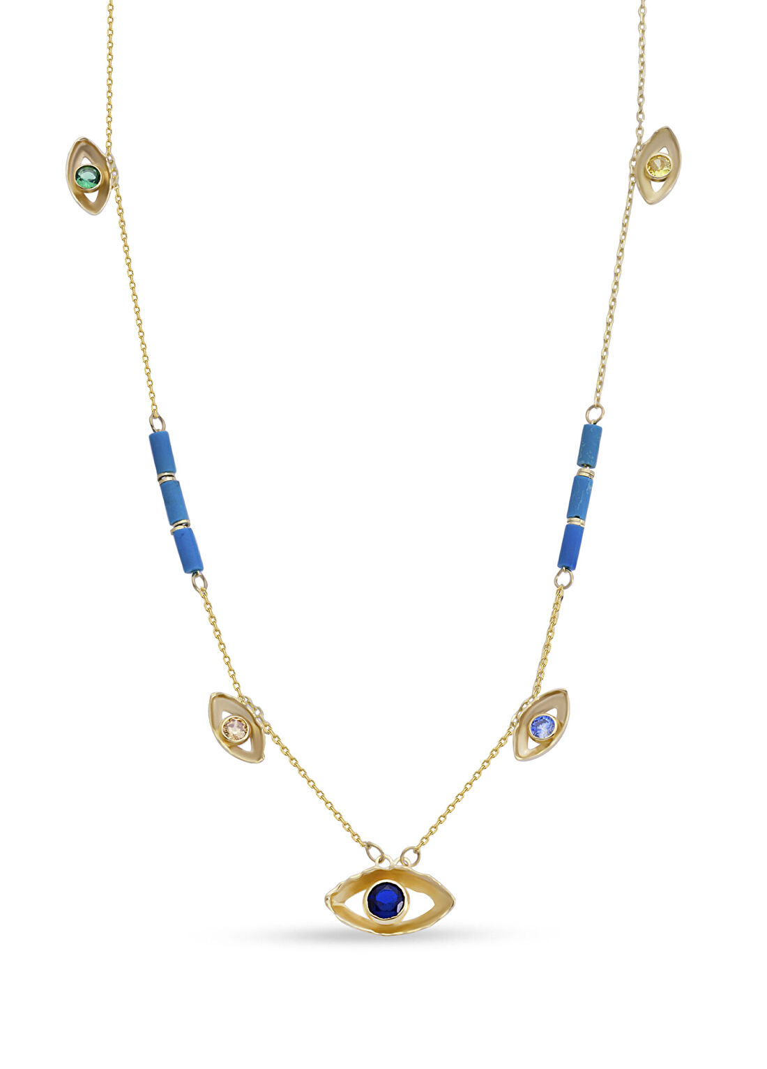 Orena Jewelry Maris Eye 14 Ayar Altın Kadın Kolye