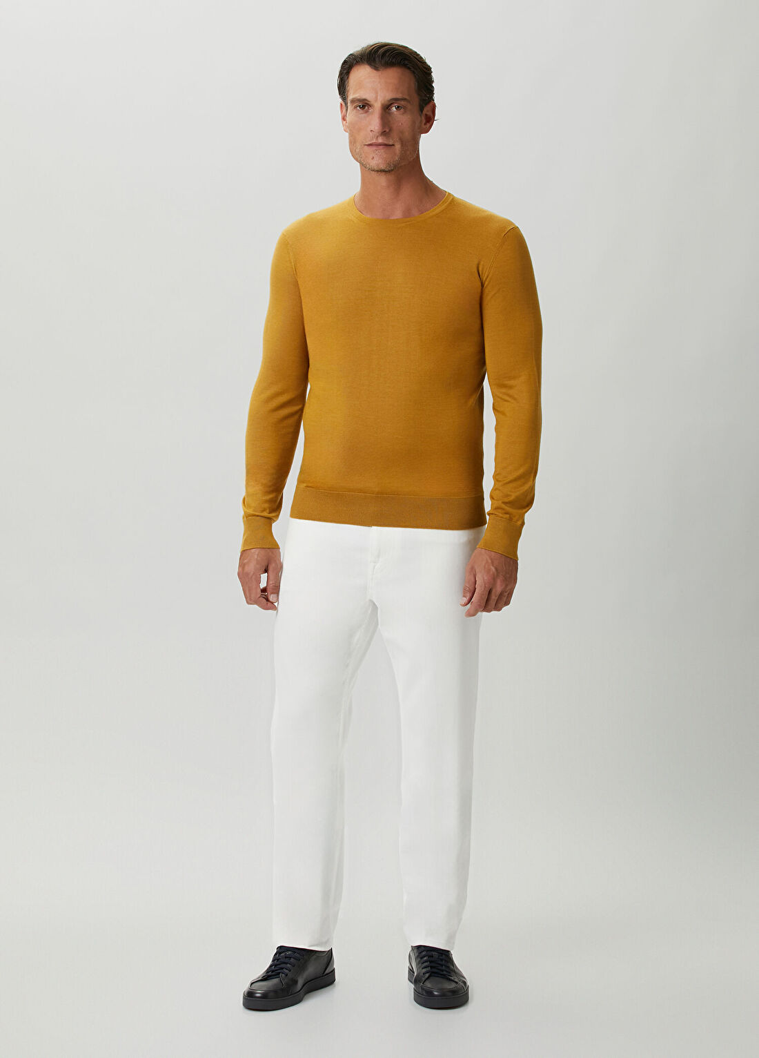 Zegna Sarı Kaşmir Triko görsel 2