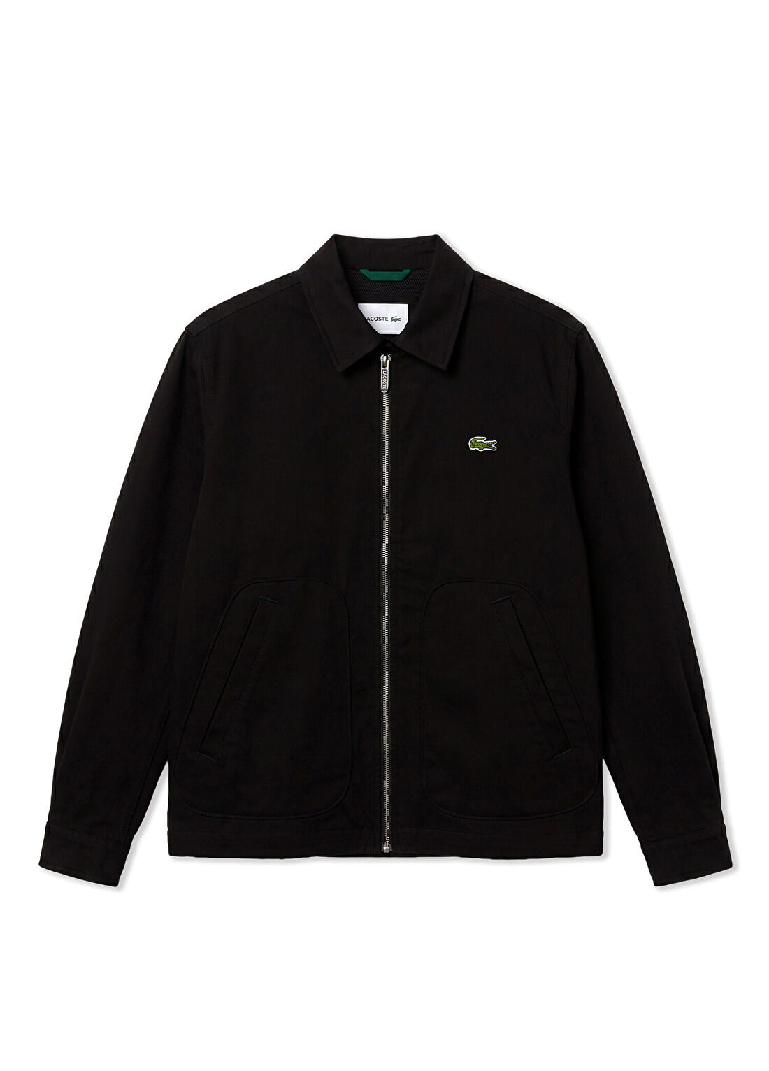 Lacoste Siyah Gömlek Yaka Erkek Ceket görsel 4