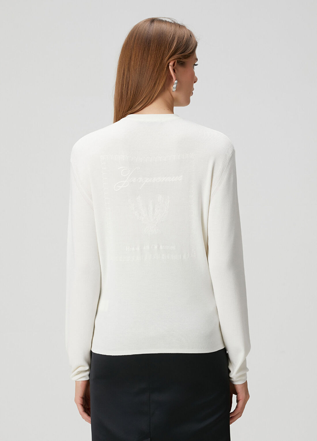 Jacquemus Romarin Beyaz Yün Triko görsel 4