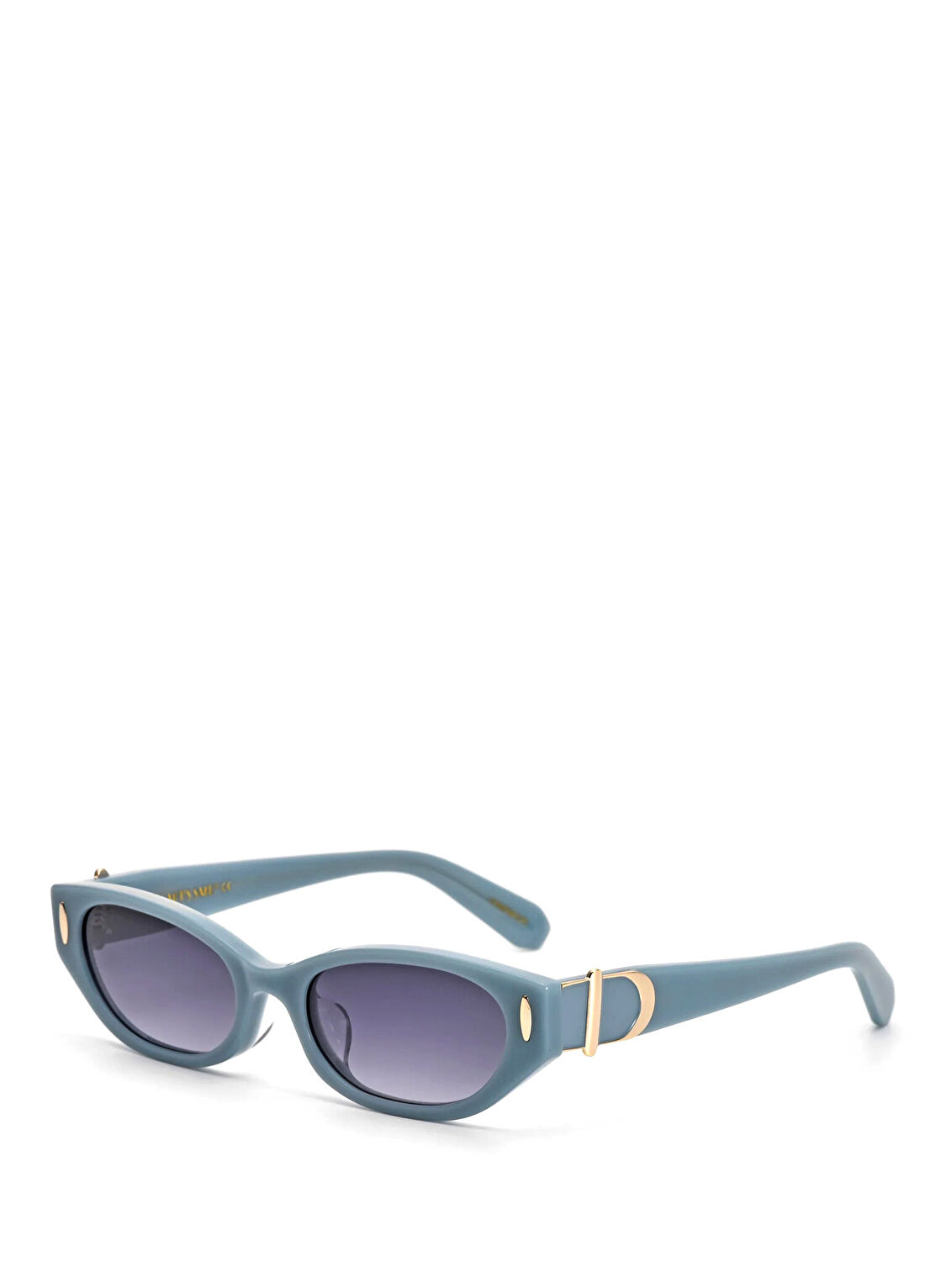 FOR ART SAKE Skınny Latte Blue Mavi Asetat Unisex Güneş Gözlüğü görsel 2