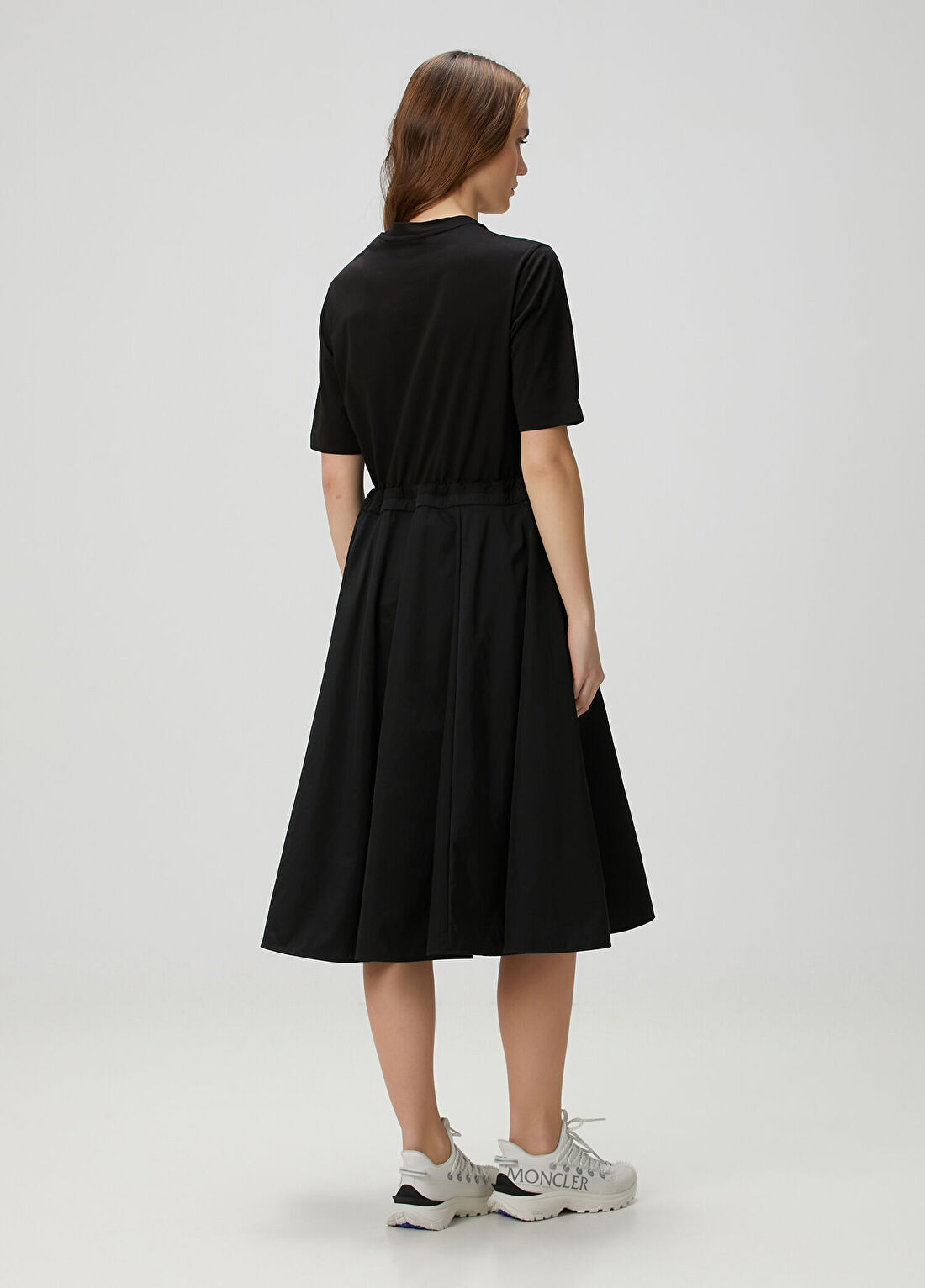Moncler Siyah Midi Elbise görsel 4