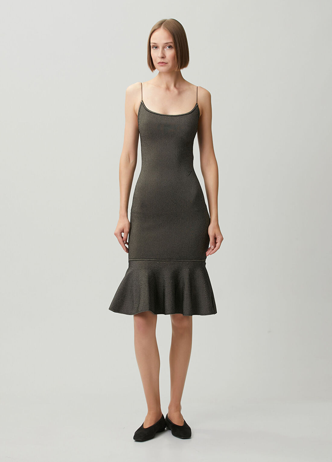 Jacquemus Kahverengi Midi Elbise görsel 2