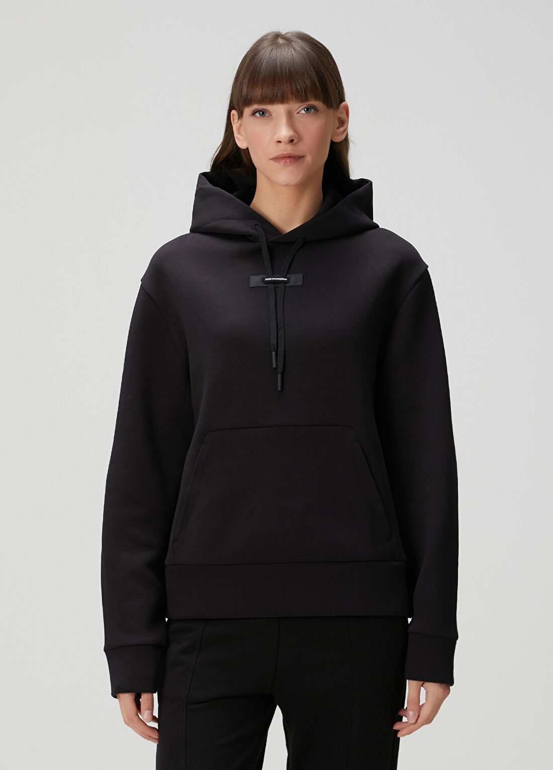 On Focus Tech Siyah Sweatshirt