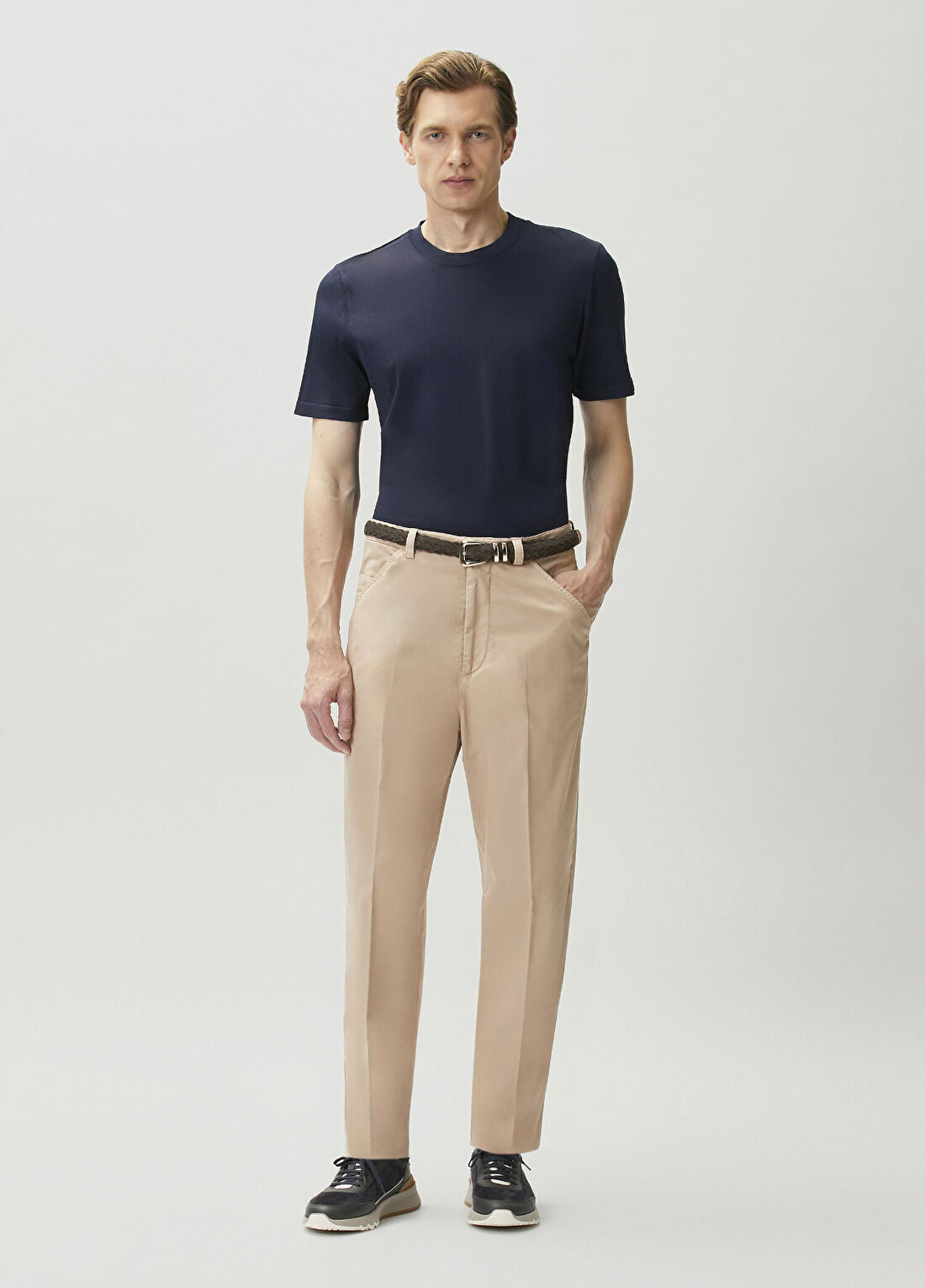 Brunello Cucinelli Koyu Bej Pantolon