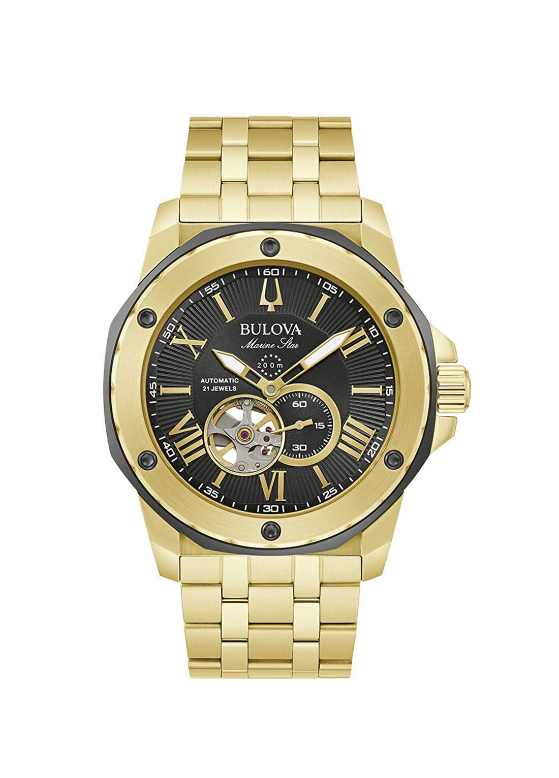 Bulova 98A273 Altın Rengi Çelik Erkek Kol Saati