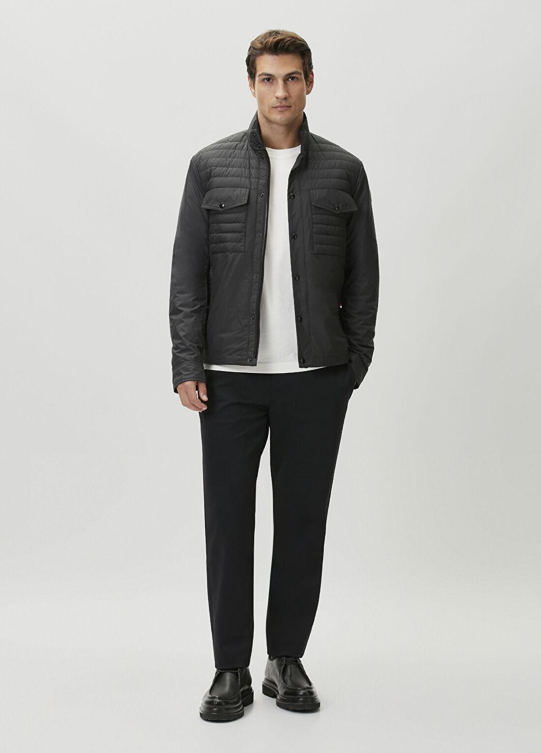 Moncler Siyah Beli Kordonlu Pantolon