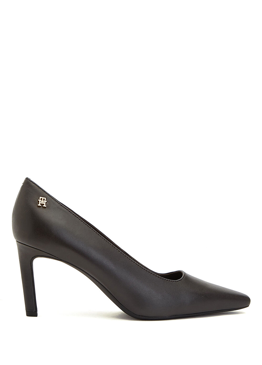 Tommy Hilfiger Kahverengi Deri Stiletto