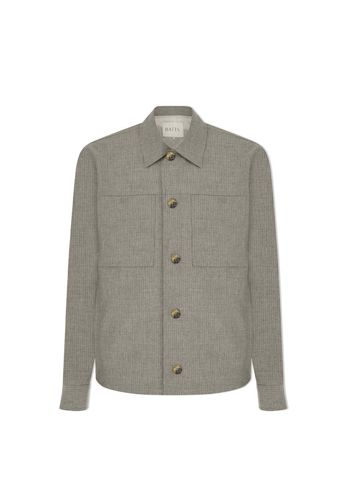 BATTS Corfu Çizgili Ekru Düğmeli Relaxed Fit Erkek Blazer Ceket