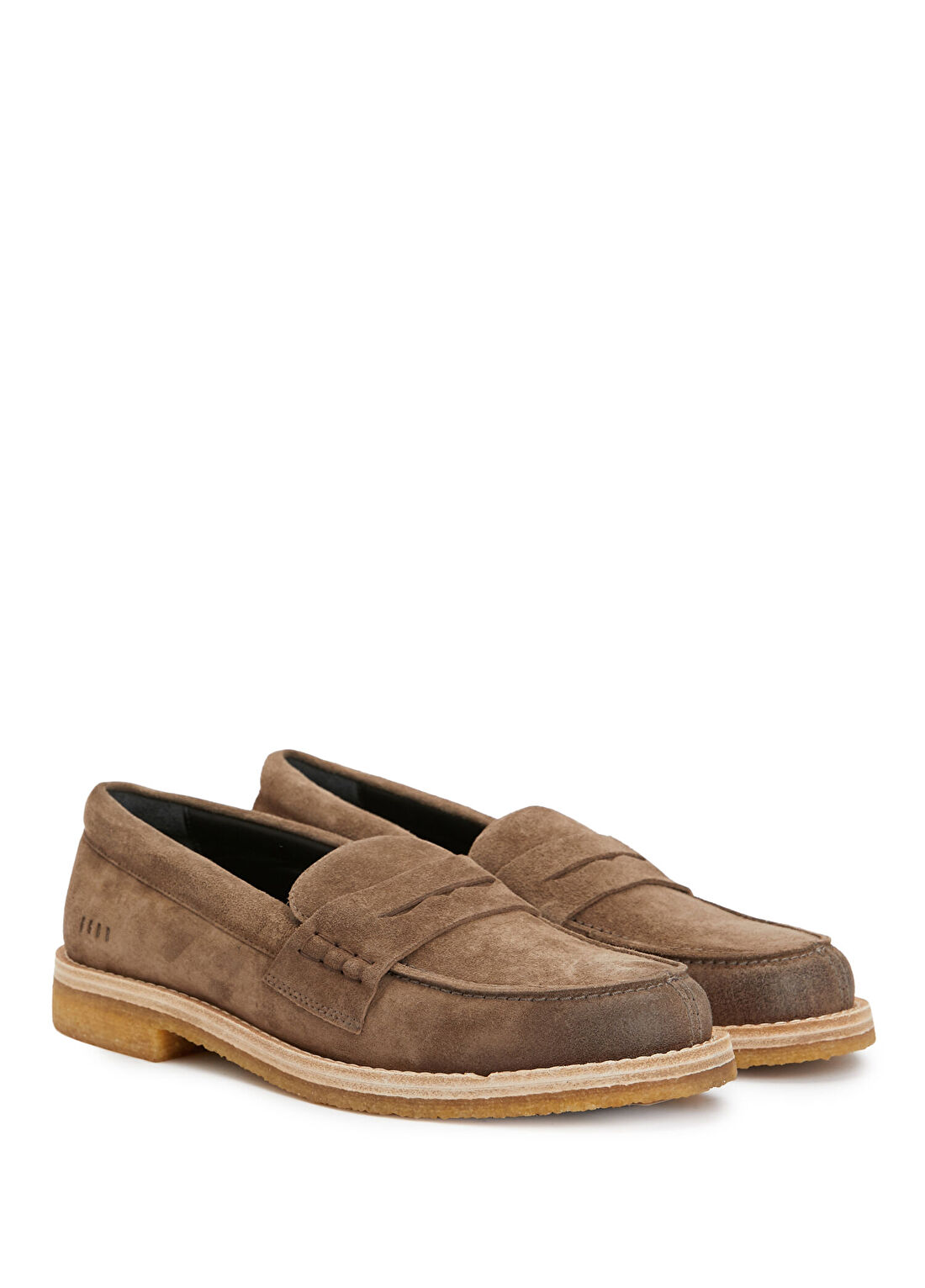 Golden Goose Jerry Kahverengi Erkel Deri Loafer görsel 2
