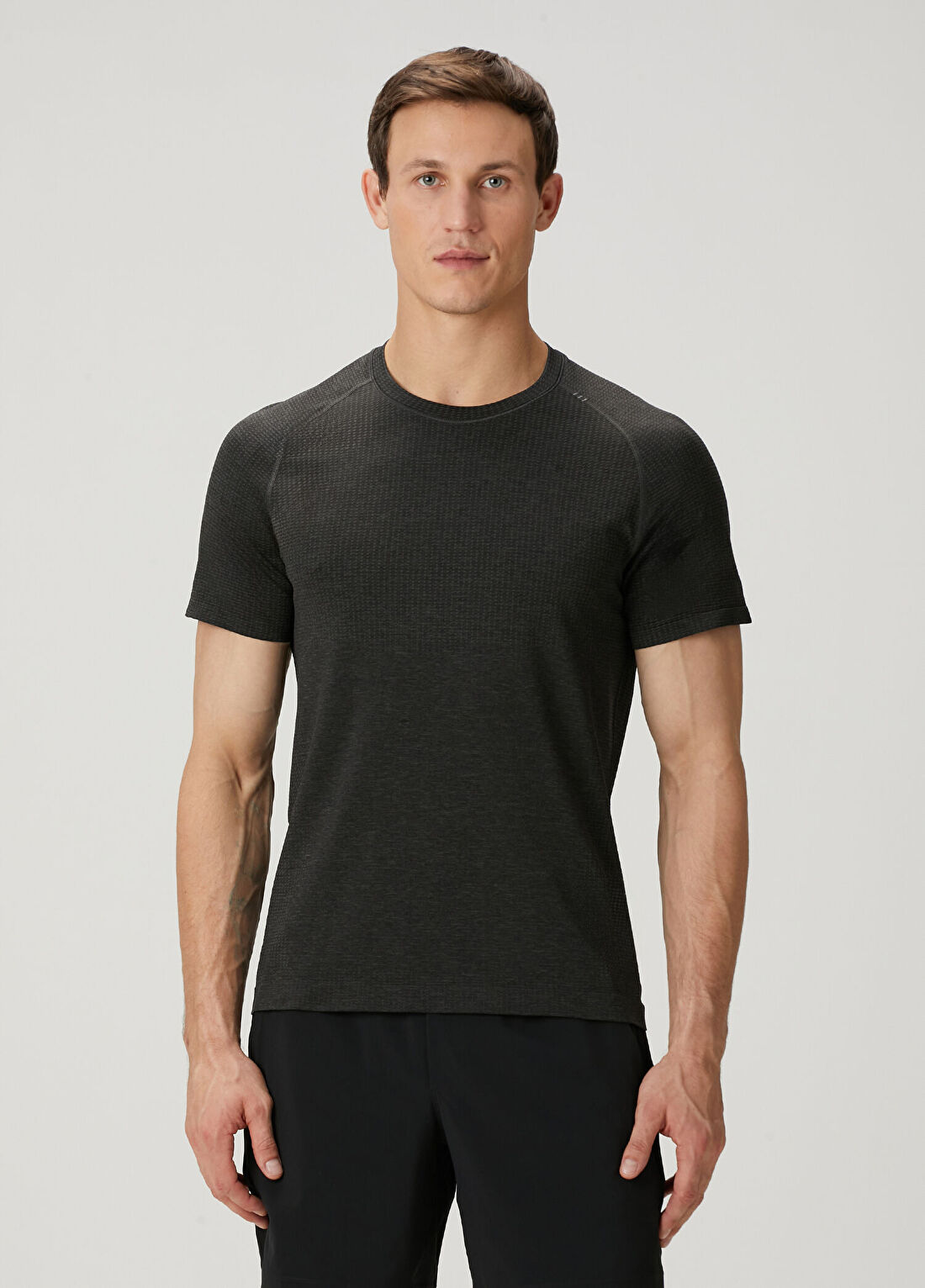 lululemon Metal Vent Tech Siyah Gri T-shirt