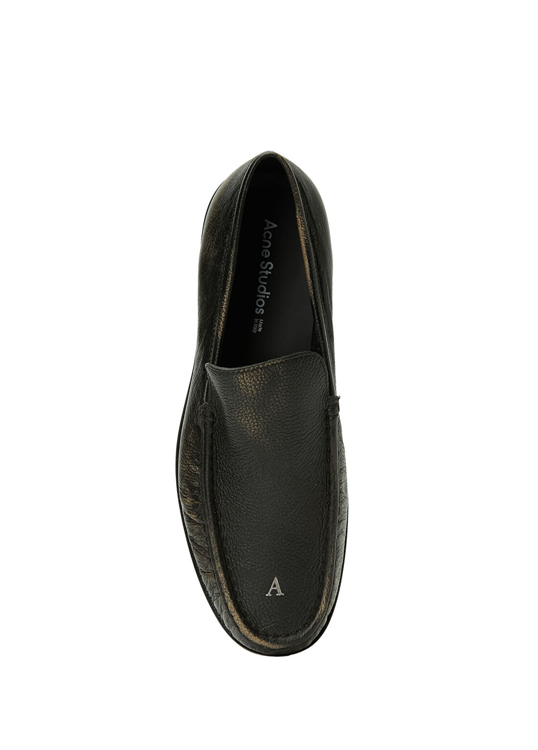 Acne Studios Bej Erkek Deri Loafer görsel 4