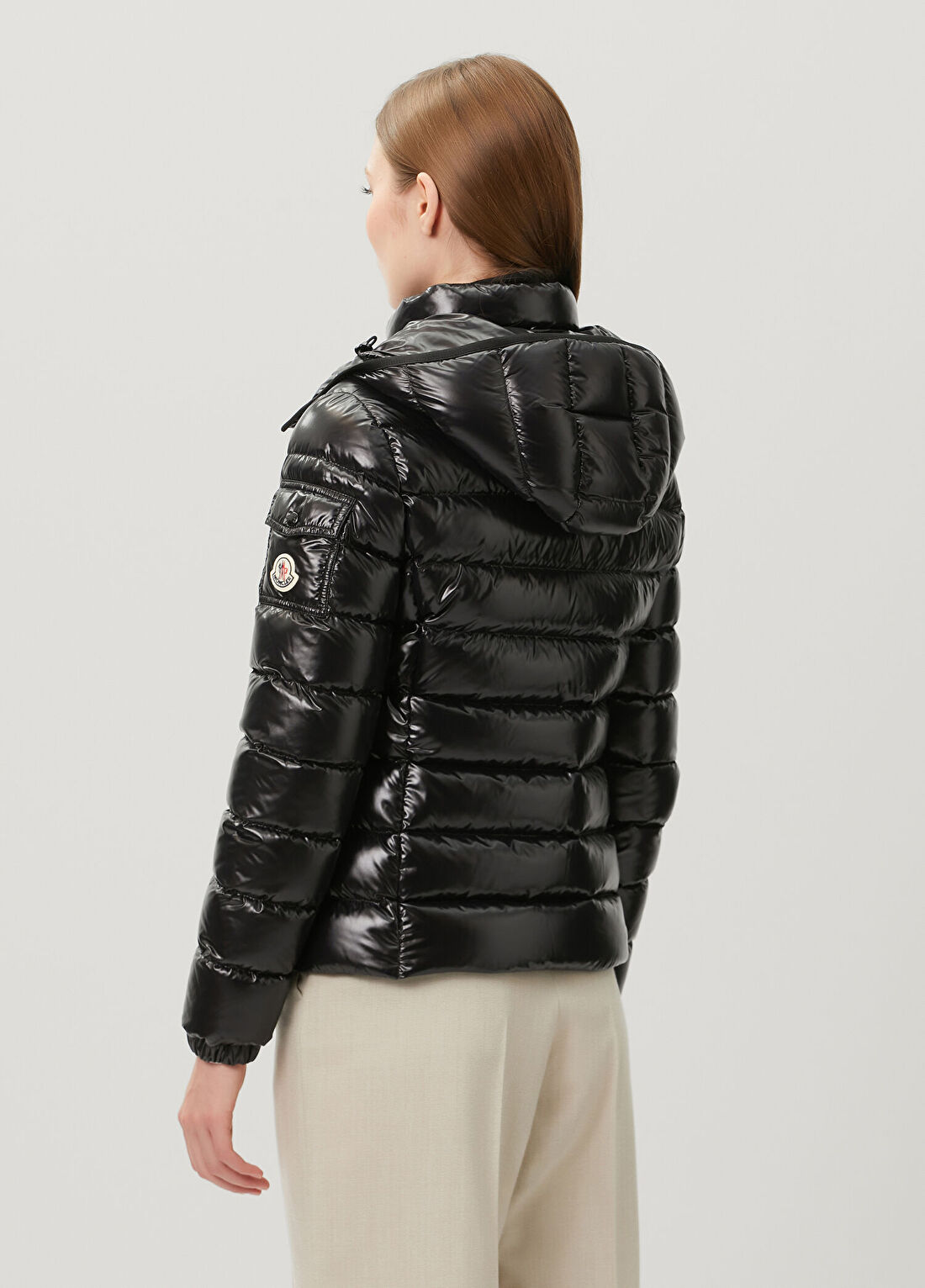 Moncler Siyah Puffer Mont görsel 4