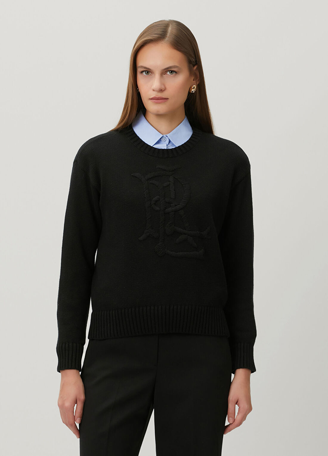 Lauren Ralph Lauren Siyah Kazak görsel 3